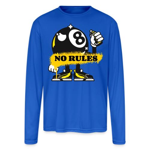 No Rules 8 Ball - Men's Moisture Wicking Performance Long Sleeve T-Shirt