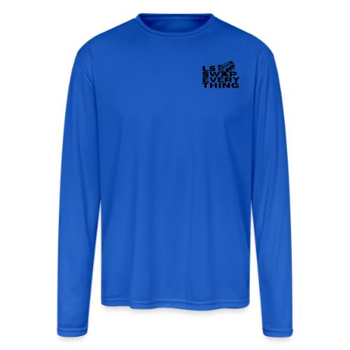 LS Swap Everything (Front & Back) - Men's Moisture Wicking Performance Long Sleeve T-Shirt