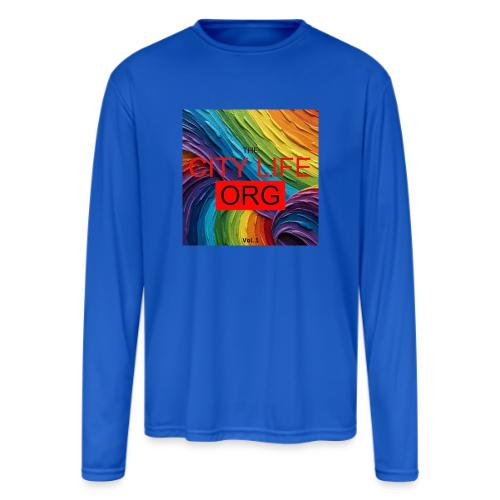 CIty Life Org Vol. 1 - Men's Moisture Wicking Performance Long Sleeve T-Shirt
