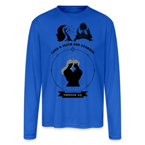 Love & Faith - Men's Moisture Wicking Performance Long Sleeve T-Shirt