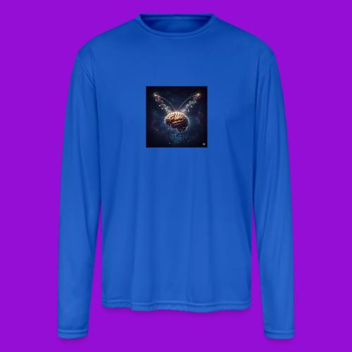 BrainTeas - Men's Moisture Wicking Performance Long Sleeve T-Shirt