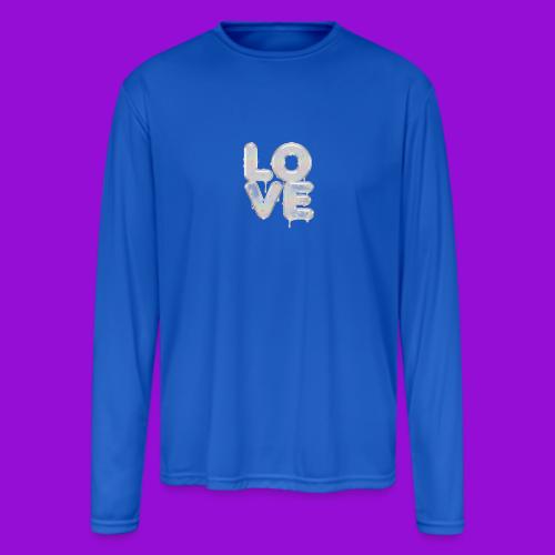 Valentine three set - Men's Moisture Wicking Performance Long Sleeve T-Shirt