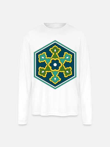 Ottoman Turkish - Men's Moisture Wicking Performance Long Sleeve T-Shirt - white