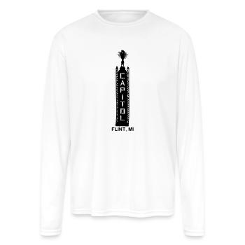 Capitol Theater - Men's Moisture Wicking Performance Long Sleeve T-Shirt - white - Front