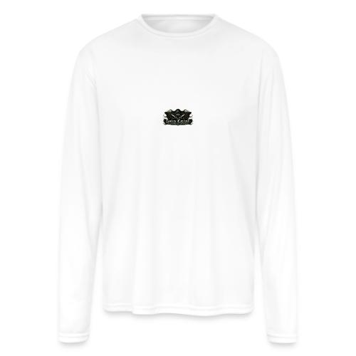 Lovely Grizzly logo - Men's Moisture Wicking Performance Long Sleeve T-Shirt