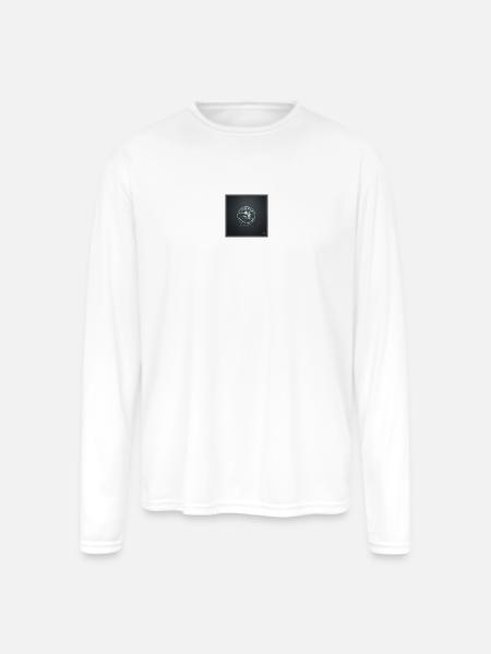 so-fresh-so-clean-mens-football-tee - Men's Moisture Wicking Performance Long Sleeve T-Shirt - white