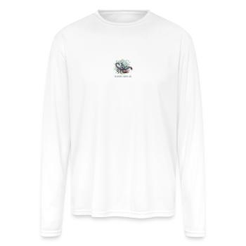 Scorpio Pan - Men's Moisture Wicking Performance Long Sleeve T-Shirt - white - Front