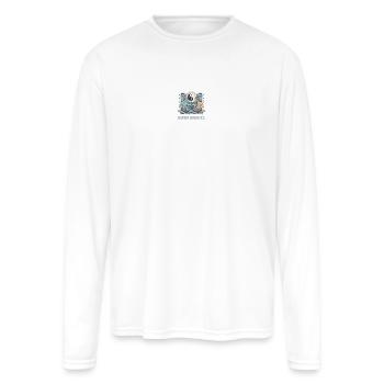 Gemini Pan - Men's Moisture Wicking Performance Long Sleeve T-Shirt - white - Front