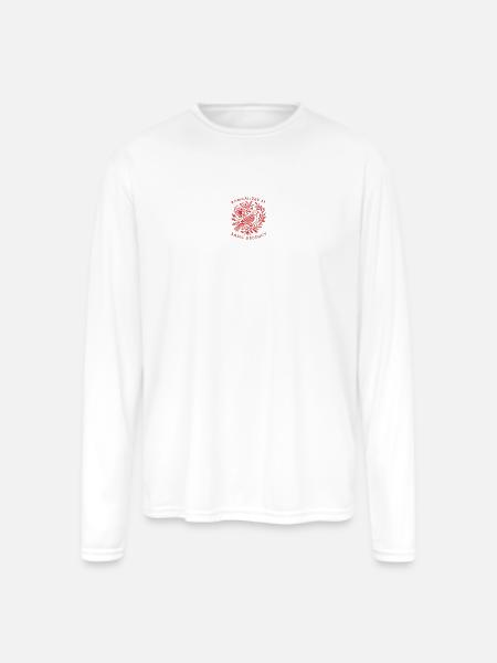 Radicalized-by-basic-decency - Men's Moisture Wicking Performance Long Sleeve T-Shirt - white