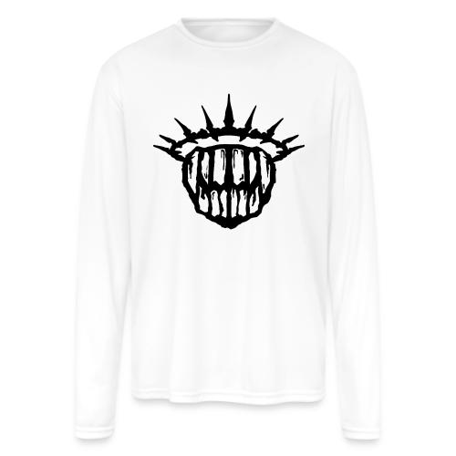 Teeth Of The Divine Sigil BLACK - Men's Moisture Wicking Performance Long Sleeve T-Shirt