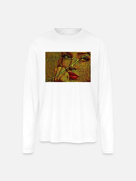 FashionTrend24 - Men's Moisture Wicking Performance Long Sleeve T-Shirt - white