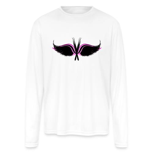 Lash Tweezer Wings black - Men's Moisture Wicking Performance Long Sleeve T-Shirt