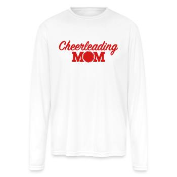 Cheerleading - Men's Moisture Wicking Performance Long Sleeve T-Shirt - white - Front