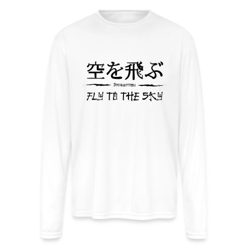 FLY TO THE SKY - Men's Moisture Wicking Performance Long Sleeve T-Shirt