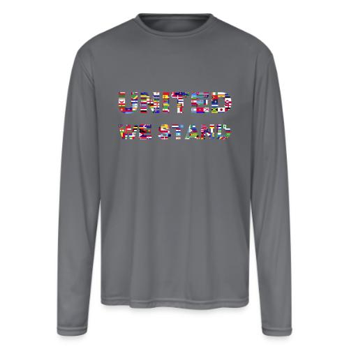 UNITED WE STAND - Men's Moisture Wicking Performance Long Sleeve T-Shirt