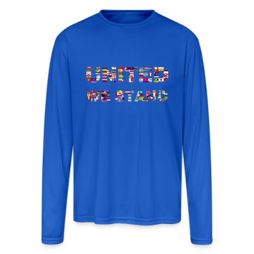 UNITED WE STAND - Men's Moisture Wicking Performance Long Sleeve T-Shirt