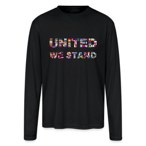 UNITED WE STAND - Men's Moisture Wicking Performance Long Sleeve T-Shirt