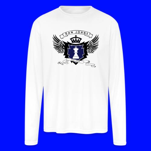 danjohnsawlogo - Men's Moisture Wicking Performance Long Sleeve T-Shirt