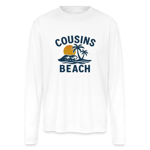 cousins beach t shirt - Men's Moisture Wicking Performance Long Sleeve T-Shirt