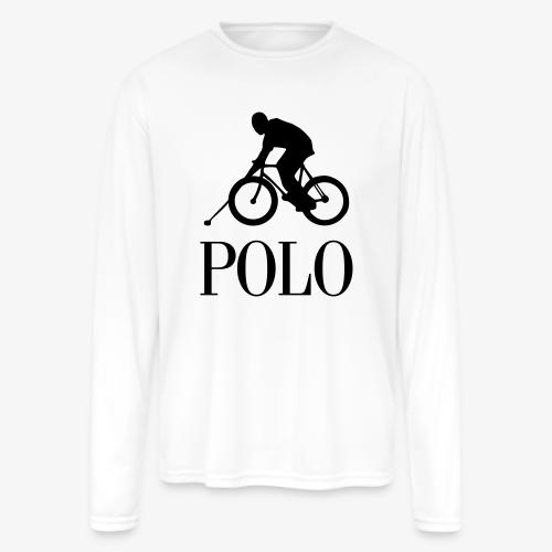 bike polo - Men's Moisture Wicking Performance Long Sleeve T-Shirt