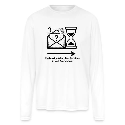Last Year's Inbox T-Shirt - Men's Moisture Wicking Performance Long Sleeve T-Shirt