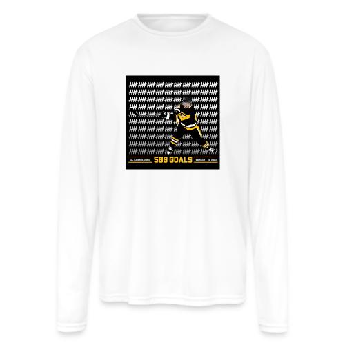 500 Tallies (Poster) - Men's Moisture Wicking Performance Long Sleeve T-Shirt