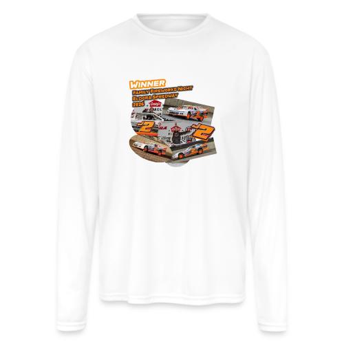 Rob Trent Eldora Speedway FFN#1 Design 1 - Men's Moisture Wicking Performance Long Sleeve T-Shirt