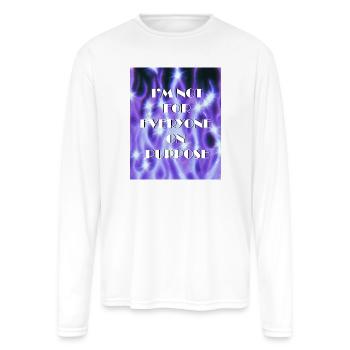 Doll Energy Activated - Men's Moisture Wicking Performance Long Sleeve T-Shirt - white - Front