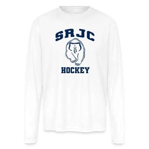 SRJC Classic Navy SLIM 2.0 - Men's Moisture Wicking Performance Long Sleeve T-Shirt