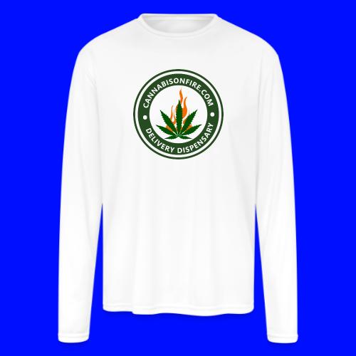 Cannabis On Fire T-shirts Legalize Cannabis - Manches longues Performance Homme