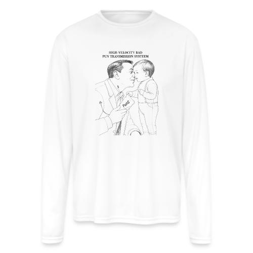 Dad Joke Blueprint T-Shirt - Men's Moisture Wicking Performance Long Sleeve T-Shirt