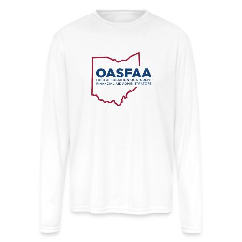 OASFAA Logo Color - Men's Moisture Wicking Performance Long Sleeve T-Shirt