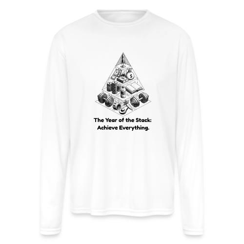 The Resolution Pyramid T-Shirt, Mug, & Leggings - Men's Moisture Wicking Performance Long Sleeve T-Shirt