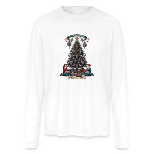 Twelve Days of Christmas T-Shirt - Men's Moisture Wicking Performance Long Sleeve T-Shirt