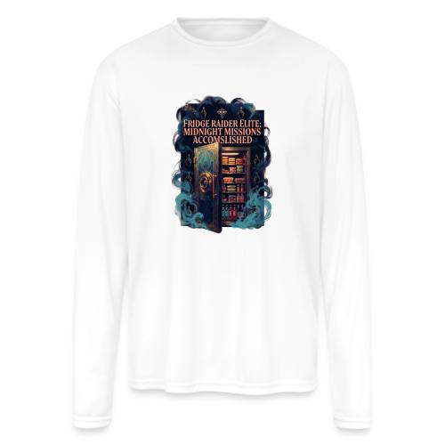 Fridge Raider Elite T Shirt - Men's Moisture Wicking Performance Long Sleeve T-Shirt