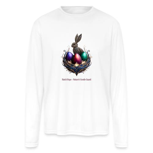 Easter Hatch Hope Nest Guardian T Shirt, Gift - Men's Moisture Wicking Performance Long Sleeve T-Shirt
