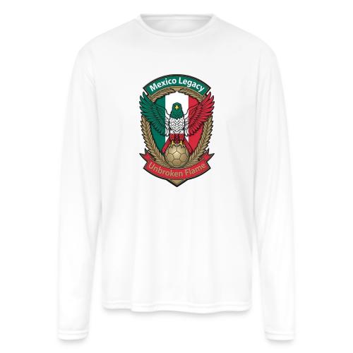 Mexico Eagle Legacy T-Shirt, Mexican Pride Gift - Men's Moisture Wicking Performance Long Sleeve T-Shirt