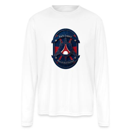 Paris Pride Heritage T Shirt, Soccer Fan Gift - Men's Moisture Wicking Performance Long Sleeve T-Shirt