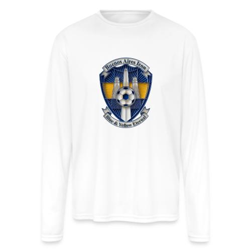 Buenos Aires Icon T Shirt, Soccer City Pride Gift - Men's Moisture Wicking Performance Long Sleeve T-Shirt