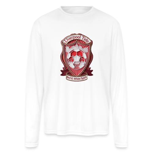Liverpool Tide T Shirt, Soccer City Pride Gift - Men's Moisture Wicking Performance Long Sleeve T-Shirt