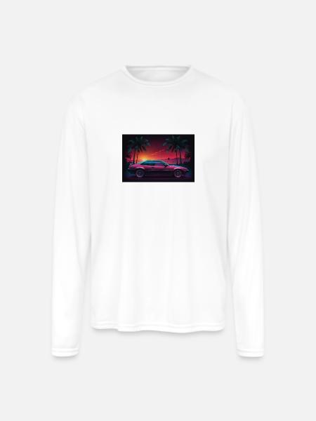 New collection - Men's Moisture Wicking Performance Long Sleeve T-Shirt - white