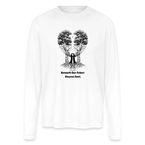 Angelic Guardian T-Shirt, Mug - Men's Moisture Wicking Performance Long Sleeve T-Shirt