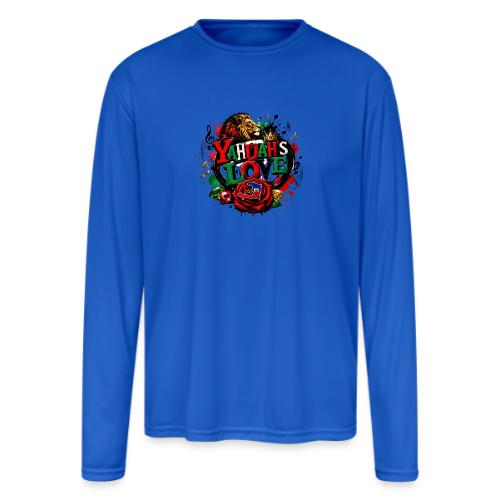 YAHUAH'S LOVE - Men's Moisture Wicking Performance Long Sleeve T-Shirt