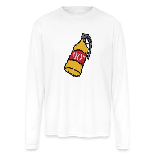 40 oz. Grenade - Men's Moisture Wicking Performance Long Sleeve T-Shirt