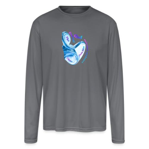 The Eternal God Psalm 11 - Men's Moisture Wicking Performance Long Sleeve T-Shirt
