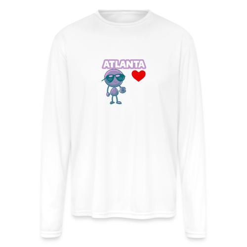 Smoon City_Atlanta - Men's Moisture Wicking Performance Long Sleeve T-Shirt
