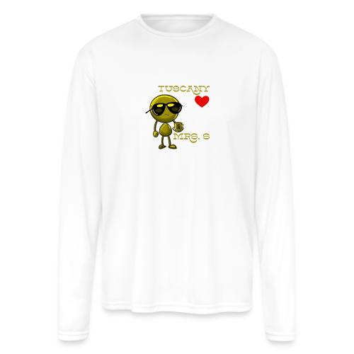 Smoon City_Tuscany Mrs. S - Men's Moisture Wicking Performance Long Sleeve T-Shirt