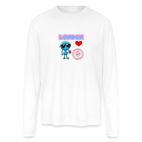 Smoon City_London - Men's Moisture Wicking Performance Long Sleeve T-Shirt