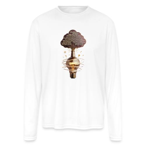 Dad Joke Generator T Shirt - Men's Moisture Wicking Performance Long Sleeve T-Shirt