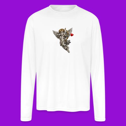 Metallic Cupid - Men's Moisture Wicking Performance Long Sleeve T-Shirt